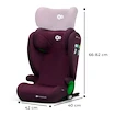 Auto-Kindersitz Kinderkraft Junior Fix 2 i-Size 100-150 cm Cherry Pearl