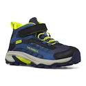 Baby im Freien Merrell Moab Speed 2 Mid A/C Wtpf Navy/Hi Viz