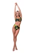 Badehose Nebbia  High-waist sporty bikini - spodní díl 555 jungle green