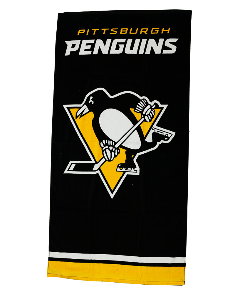 Badetuch NHL Pittsburgh Penguins Black