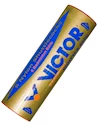 Badmintonbälle Victor  Nylon Shuttle 2000 Gold - Yellow (6 Pack)  Blauer Streifen (11 - 21 °C)