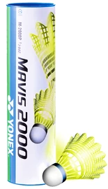 Badmintonbälle Yonex Mavis 2000 Yellow (6 Pack)