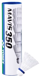Badmintonbälle Yonex Mavis 350 White (6 Pack)