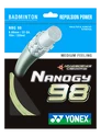 Badmintonsaite Yonex Nanogy NBG98 10m (0.66 mm)