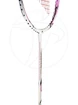Badmintonschläger Yonex Nanoray 10F White/Pink besaitet