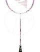 Badmintonschläger Yonex Nanoray 10F White/Pink besaitet