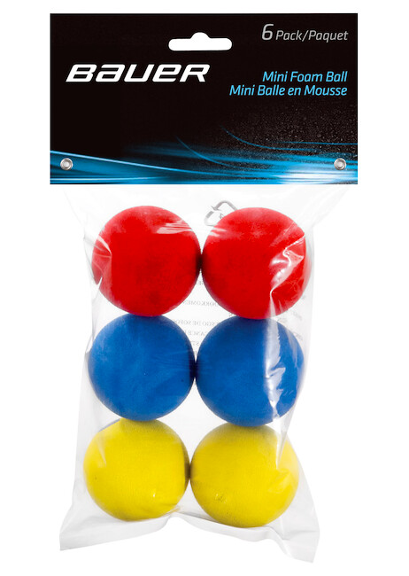 Bauer Mini Schaumstoffball - 6 Stück