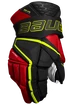 Bauer Vapor Hyperlite - MTO black/red/green  Eishockeyhandschuhe, Intermediate
