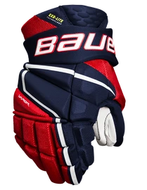 Bauer Vapor Hyperlite navy/red/white Eishockeyhandschuhe, Junior