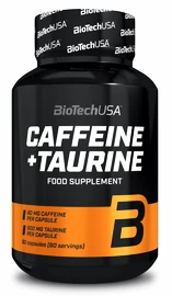 BioTech USA Koffein + Taurin 60 Kapseln