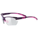 Brille Uvex Sportstyle 802 Small Vario purple pink mat