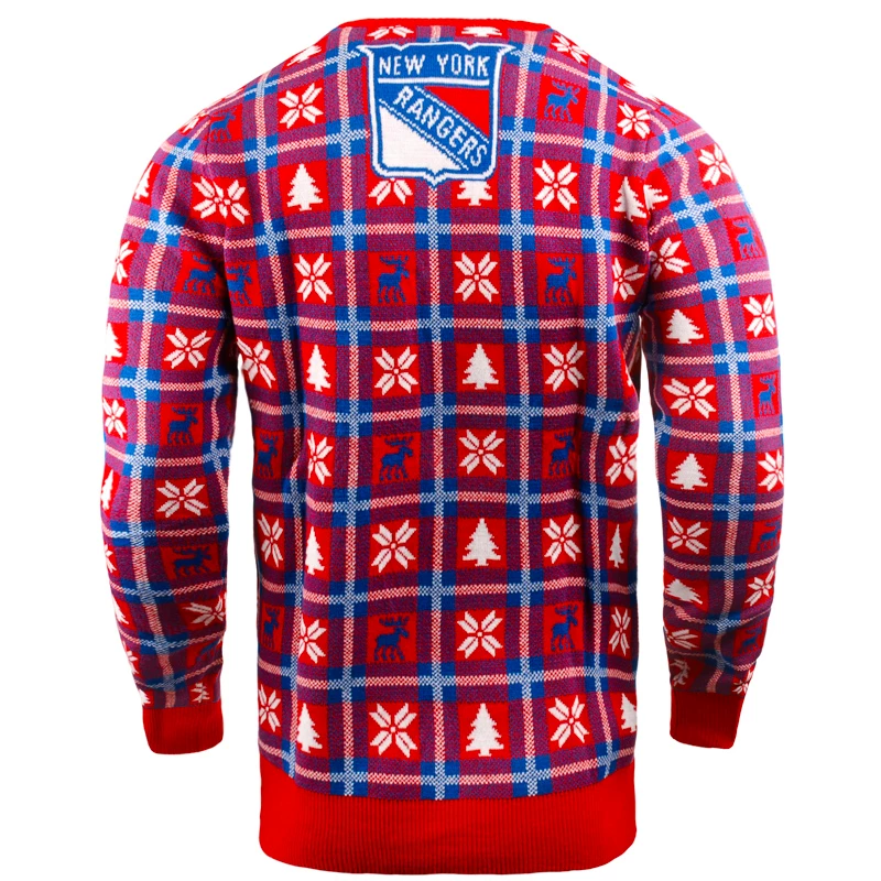 Christmas Sweater Forever Collectibles Busy Block Ugly NHL New