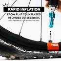 CO2-Pumpenaufsatz mit Kartuschen-Set PEATY'S  Mtb (25g) - mango (ppr-hti-mtb-mng-12)