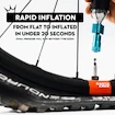 CO2-Pumpenaufsatz mit Kartuschen-Set PEATY'S  Road & gravel (16g) - emerald (ppr-hti-rag-emr-12)