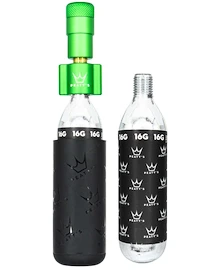 CO2-Pumpenaufsatz mit Kartuschen-Set PEATY'S Road & gravel (16g) - emerald (ppr-hti-rag-emr-12)