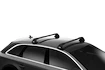 Dachträger Thule Edge Black Alfa Romeo Stelvio 5-T SUV Normales Dach 17+