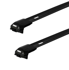 Dachträger Thule Edge Black Jeep Grand Cherokee 5-T SUV Dachreling 02-10