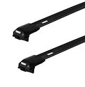 Dachträger Thule Edge Black Mitsubishi Challenger 5-T SUV Dachreling 00-16