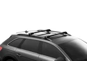 Dachträger Thule Edge Black Volkswagen Caddy Maxi Life 5-T MPV Dachreling 08-15