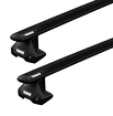 Dachträger Thule mit EVO WingBar Black Audi A1 5-T Hatchback Normales Dach 12-18