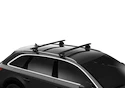 Dachträger Thule mit EVO WingBar Black Audi A3 Sportback (8Y) 5-T Hatchback Bündige Schienen 20+