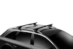 Dachträger Thule mit EVO WingBar Black Audi A6 Allroad 5-T Estate Dachreling 00-05
