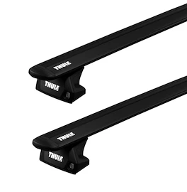 Dachträger Thule mit EVO WingBar Black Cadillac Escalade 5-T SUV Bündige Schienen 21-24