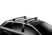 Dachträger Thule mit EVO WingBar Black Chevrolet Rezzo 5-T Estate Dachreling 00-04