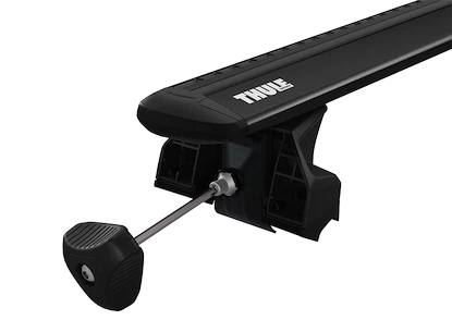 Dachträger Thule mit EVO WingBar Black Chevrolet Trax (Mk. II) 5-T SUV Bündige Schienen 23-24