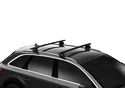 Dachträger Thule mit EVO WingBar Black Citroën C4 Grand Picasso 5-T MPV Bündige Schienen 14+