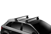 Dachträger Thule mit EVO WingBar Black Kia Soul (Mk II) (With glass roof) 5-T Hatchback Normales Dach 14-18