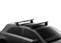 Dachträger Thule mit EVO WingBar Black Mercedes Benz C-Class (W205) 4-T Sedan Befestigungspunkte 14-21