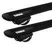 Dachträger Thule mit EVO WingBar Black Mercedes Benz GLK 5-T SUV Dachreling 08-15