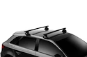 Dachträger Thule mit EVO WingBar Black Nissan March K13 5-T Hatchback Normales Dach 10-16