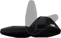 Dachträger Thule mit EVO WingBar Black Opel Combo Life 5-T MPV Dachreling 19-21