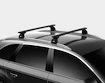 Dachträger Thule mit EVO WingBar Black Vauxhall Astra 5-T Hatchback Befestigungspunkte 00-03