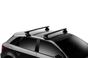 Dachträger Thule mit EVO WingBar Black Volkswagen Golf (Mk. VI) 3-T Hatchback Normales Dach 08-12