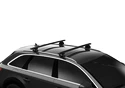 Dachträger Thule mit EVO WingBar Black VOLKSWAGEN Touran II (5T) 5-T MPV Dachreling 15+