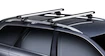 Dachträger Thule mit SlideBar Cadillac SRX 5-T SUV Dachreling 05-09