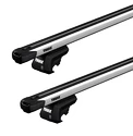 Dachträger Thule mit SlideBar Jeep Grand Cherokee Limited 5-T SUV Dachreling 05-21