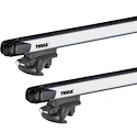 Dachträger Thule mit SlideBar Kia Carnival (Mk I) 5-T MPV Dachreling 00-05