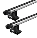 Dachträger Thule mit SlideBar Nissan Frontier 4-T Double-cab Normales Dach 05-15