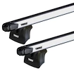 Dachträger Thule mit SlideBar Opel Corsa C 3-T Hatchback Befestigungspunkte 04-06