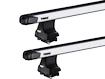 Dachträger Thule mit SlideBar Toyota Corolla 5-T Hatchback Normales Dach 00-02