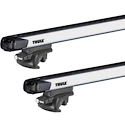 Dachträger Thule mit SlideBar Volkswagen Cross Fox 5-T Hatchback Dachreling 10-21