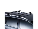 Dachträger Thule mit SquareBar BMW 5-series Touring (E61) 5-T Estate Dachreling 04-10