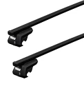 Dachträger Thule mit SquareBar Jeep Grand Cherokee 5-T SUV Dachreling 00-01