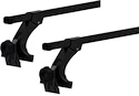 Dachträger Thule mit SquareBar Jeep Wrangler (JL) 2/4-dr SUV Regenleisten 19-24