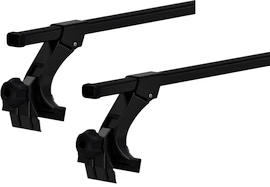 Dachträger Thule mit SquareBar Jeep Wrangler (JL) 2/4-dr SUV Regenleisten 19-24