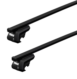 Dachträger Thule mit SquareBar Nissan Terrano (WD21) 3-T SUV Dachreling 86-96